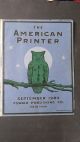 The American Printer - 10 Rare Art Nouveau Covers 1901 To 1908 Art Nouveau photo 8