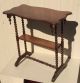 Fine Antique Victorian Walnut Table / Stand With Spool Legs 1900-1950 photo 3