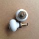 Antique Orig.  Vict.  - Porcelain&brass - Rosebbud Drawer/dresser Pull Knobs,  Screws Old Architectural & Garden photo 3