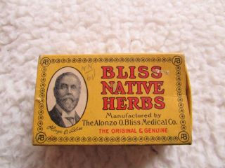 “bliss Native Herbs” A Natural Herbal Laxative Quack Medicine - Usa - photo
