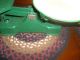 Unusual Scale,  Dark Green Cast Iron W/ Round Enamelware Pan Display Piece Primitives photo 3