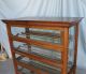 Antique Country Store Oak Ribbon Spool Cabinet Display Cases photo 3