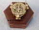 Vintage Maritime West London Antique Brass Sundial Compass Nautical Decor, Compasses photo 6