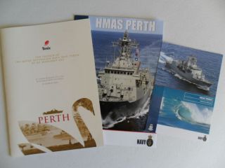 Naval Hmas Perth (ffh 157) Launch Program,  Picture & Welcome Aboard photo