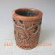 Chinese Bronze Hand - Work Pine Tree& Old Man Brush Pot W Ming Dynasty Xuande Mare Brush Pots photo 5