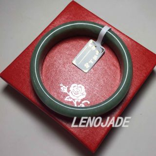 Rare Green Jade Jadeite Bangle Bracelet 100 Natural Handmade Fine photo