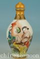 China Old Jingdezhen Porcelain Hand Painting Tradition Married Snuff Bottle Snuff Bottles photo 1