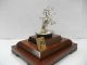 The Tree Of The Plum Of Virgin Silver.  Bonsai Tree.  A Work Of Mitunori. Other Antique Sterling Silver photo 2
