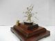 The Tree Of The Plum Of Virgin Silver.  Bonsai Tree.  A Work Of Mitunori. Other Antique Sterling Silver photo 4