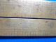 Rare Antique Swedish Solid All Brass Folding Ruler Sweden Nya Gamla Double Rule Parallel Rules photo 1