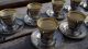 Lenox Demi Tasse Porcelain Inserts Sterling Silver Holder And Saucers Cups & Goblets photo 3