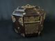 B6527: Korean Ly Dynasty Wooden Container For Article Case Box,  Copper Fittings Korea photo 4