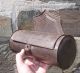 Great American Colonial 18th Early 19th C Iron Tin Candle Holder Box Antique Metalware photo 3