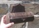 Great American Colonial 18th Early 19th C Iron Tin Candle Holder Box Antique Metalware photo 8