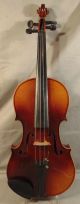Antique Czech 4/4 Violin W/ Case & Bow Antonius Stradivarius Cremonensis 1722 String photo 2