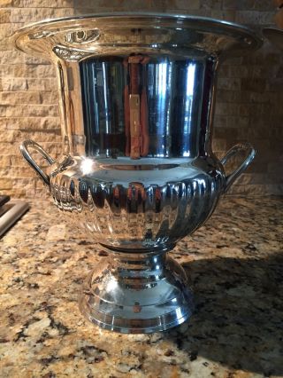 Vintage International Silver Co Silver Plated Trophy Champagne Ice Bucket photo
