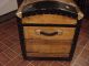 Ladycomet Victorian Refinished Dome Top Steamer Trunk Antique Chest W/key 1800-1899 photo 4