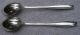 Pair Early Whiting Sterling Bright Cut Demitasse Spoons - Delicate - Nr Flatware & Silverware photo 2