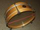 Antique 1930 ' S Slingerland Maple Snare Drum - 6 Thumb Screw Lugs - Cloud Badge Percussion photo 11