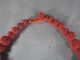 Old Chunky Coral Bead Necklace 20 Inch 120 Grams Necklaces & Pendants photo 4