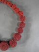 Old Chunky Coral Bead Necklace 20 Inch 120 Grams Necklaces & Pendants photo 5