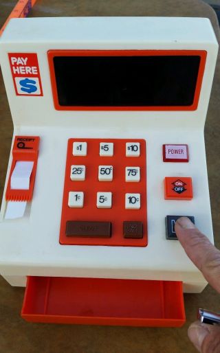 1977 Cash Register Electronic Toy - Durham Ind.  - 38 And Looks Great Guc photo