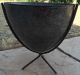Vtg 50s Kimball Fiberglass Bullet Planter Retro Atomic Mid Century Modern Tripod Mid-Century Modernism photo 4
