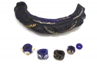 Celtic Glass Beads - Bracelets. photo