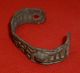 Viking Ancient Artifact - Bronze Childrens Bracelet Circa 700 - 800 Ad - 2394 - Scandinavian photo 2