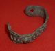 Viking Ancient Artifact - Bronze Childrens Bracelet Circa 700 - 800 Ad - 2394 - Scandinavian photo 3