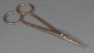 Early Medieval Medical Surgeon Surgical Scissors Instrument Tool Cast Iron Steel photo