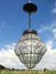 Vintage Small Caged Chandelier Alibaba Style Glass Ceiling Light Lamp Chandeliers, Fixtures, Sconces photo 2