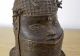 Antique Authentic African Art Tribal Benin Bronze Oba King Head Bust Nigeria Sculptures & Statues photo 2