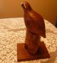 Hand Carved Wood Bobwhite Quail Sculpture.  Very Intricate & Detailed Sculptures & Statues photo 2