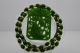 Hand - Carved Green Jade Natural Sided Hollow Pendant - Necklace Fish Necklaces & Pendants photo 2
