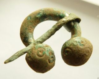 Ancient Bronze Fibula (b772). photo