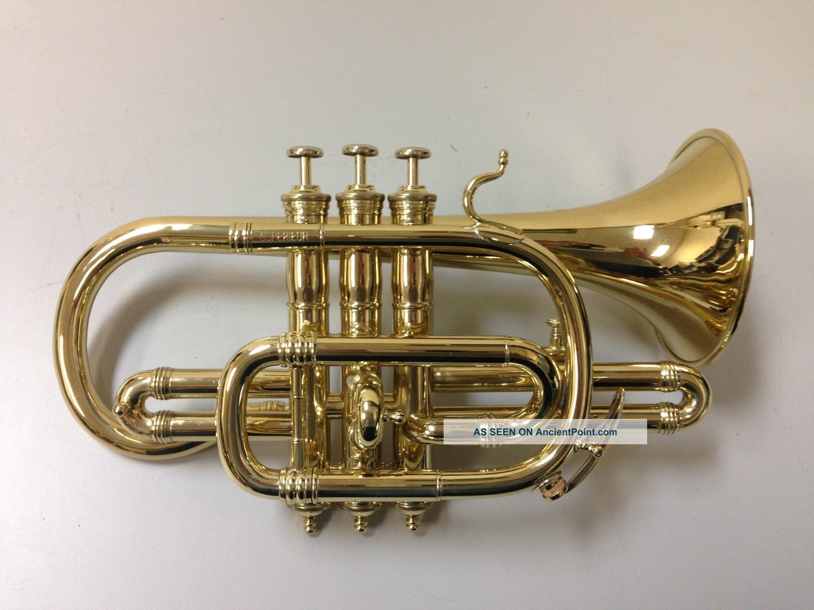 Dupont For Sears Superieur Cornet C.  1908 Beautifully Restored Brass photo