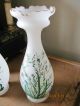 Antique Matched Handpainted Victorian Vases Vases photo 1