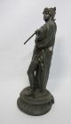 Antique Neo - Classical Greek Roman Soldier God Of War Ares Spelter Sculpture Yqz Metalware photo 2