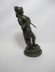 Antique Neo - Classical Greek Roman Soldier God Of War Ares Spelter Sculpture Yqz Metalware photo 4