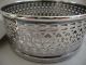 A Strachan Silver Plated Table Wine Bottle Coaster & M&r Silver Plate Nut Dish Dishes & Coasters photo 3