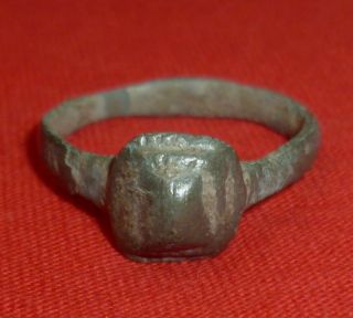 Roman Ancient Artifact - Bronze Gladiator Arena Ring Circa 200 - 300 Ad - 2458 - photo