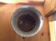 Antique Vermont Wooden Sap Bucket Syrup Bucket Old Gray And Red Paint Primitive Primitives photo 4