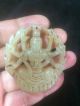 Chinese Old Natural Jade Hand - Carved Statue Animals Pendant Necklaces & Pendants photo 6