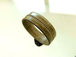 Ancient Medieval Bronze Ring.  (213) photo