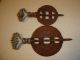 2 Old Rusty Dampers Griswold 3 