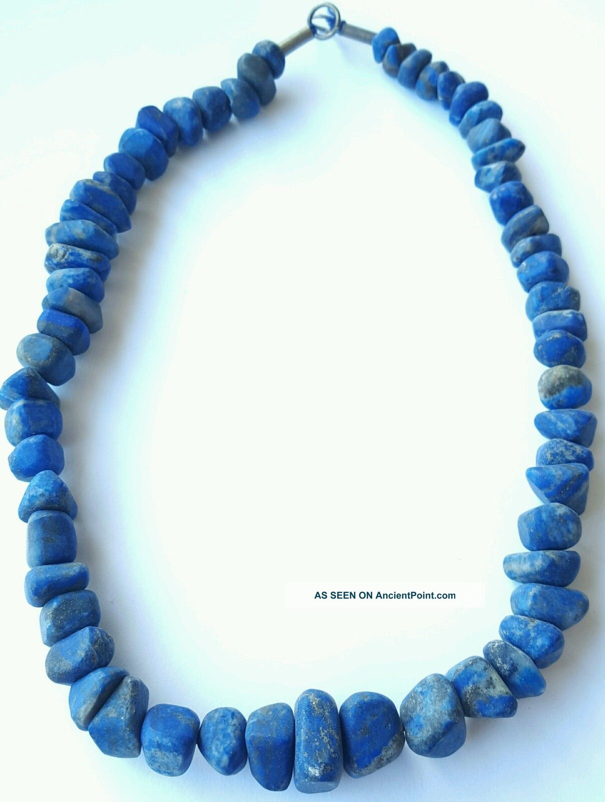 Ancient Egyptian Faceted Bead Lapis Lazuli Necklace Vf Egyptian photo