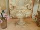 Fabulous Vintage Plaster Urn Planter With Cherubs,  Roses Barbola Garlands Swags Garden photo 1