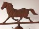 Vintage Antique Cast Iron Standing Horse Weathervane Rustic Country Decor Weathervanes & Lightning Rods photo 3