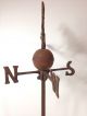 Vintage Antique Cast Iron Standing Horse Weathervane Rustic Country Decor Weathervanes & Lightning Rods photo 5